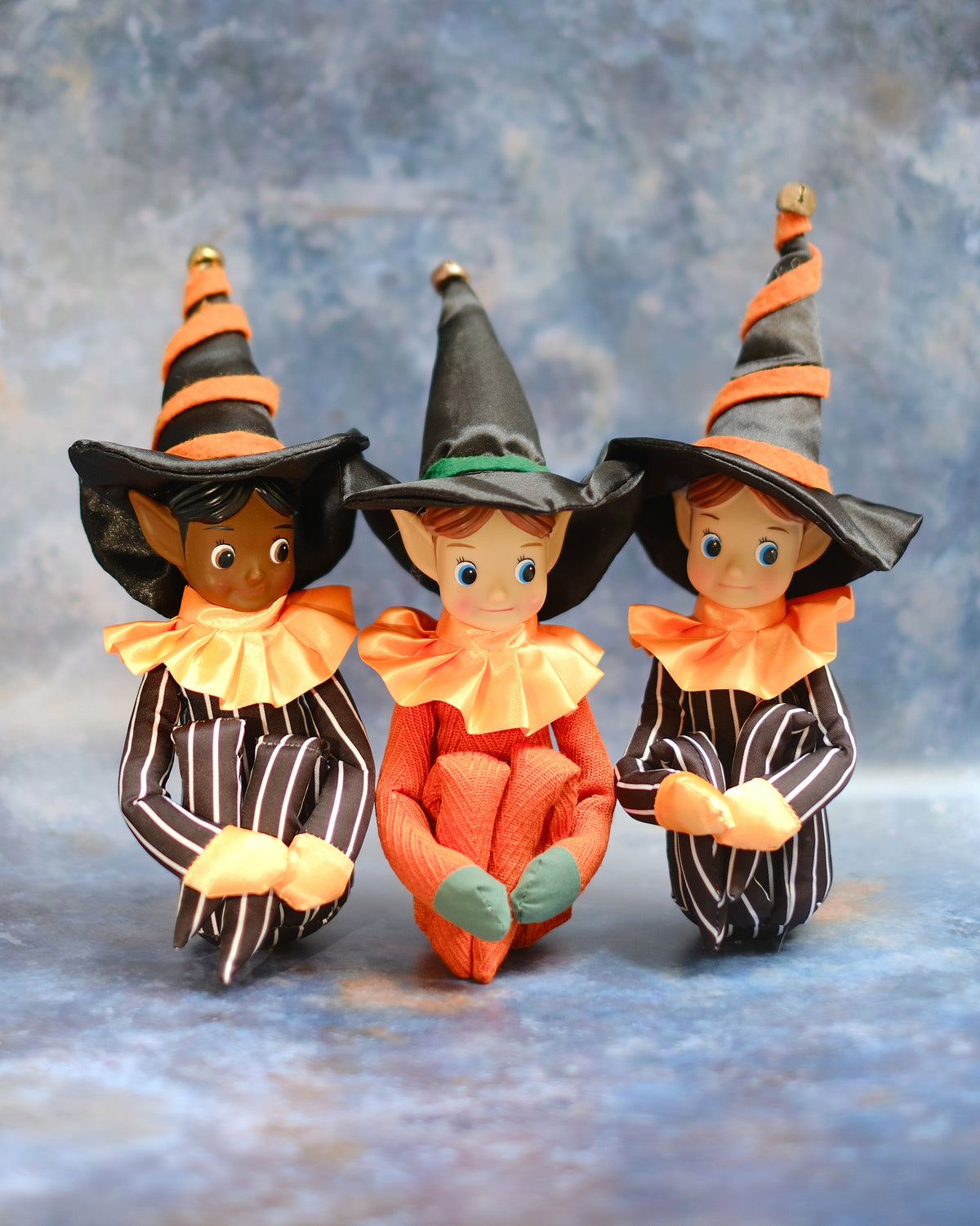 Vintage Style Halloween Elf Shelf Sitter Decoration